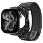 Spigen ATHLEX AIR + RUGGED ARMOR APPLE WATCH 10 / 11 / 12 (46 MM) ACTIVE BLACK/GREY