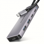 AXAGON USB-C 5Gbps 5-in-1 Hub | HMC-5H60