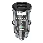 USAMS C31 CC162 car charger | 15W | QC | USB-A | black