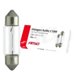 Amio Halogen bulbs C10W Festoon 31mm 12V 10pcs