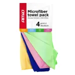 Amio Microfiber cleaning towel 4 types 30x30 cm