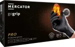 Mercator Nitrile gloves GoGrip black size M, 50 pcs