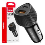 Amio -04283 car charger | 20W | PD, QC | USB-A, USB-C
