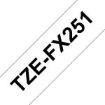 BROTHER Colour ribbon TZE-FX251 / TZEFX251 Black, white