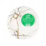 GoGreen Eco-friendly paper plates Marble Go Green, 18cm diameter, 10 pieces / 0.07kg