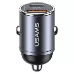 USAMS C38 Car Charger | 30W | USB-A, USB-C