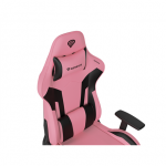 Genesis Gaming Chair Nitro 720Backrest upholstery: Eco leatherSeat upholstery: Eco leatherBase material: MetalCastors: Nylon with CareGlide coating | Black/Pink