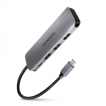 AXAGON SuperSpeed USB-C COMBO 5-in-1 Hub | HMC-5
