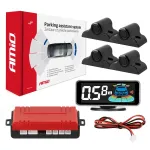 Amio Parking assistant system LED-GRAF 3D 4 sensor black TRUCK 19mm