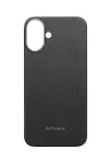 PITAKA Ultra-Slim Case, Black/Grey Twill - iPhone 16 Plus