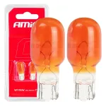 Amio Halogen bulbs T15 WY16W W2.1x9.5d 12V 2 pcs