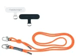 MOBILE ORIGIN Lanyard rope 6 mm, Orange, 82 - 163cm