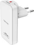 Nevox 45W Dual Slim USB-C Charger GaN EU / US (white)