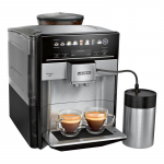 SIEMENS Coffee machine EQ 6 plus s700 black silver (TE657M03DE)