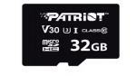 PATRIOT MicroSDHC card 32GB VX V30 C10 UHS-I U3