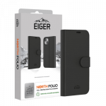 Eiger North Folio Case iPhone 16 Plus schwarz