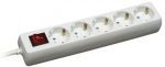 BELLIGHT Extension cord, 5 sockets, 3 meters, white