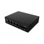 LANBERG Switch Light Industrial PoE 1xBT 3xAT 2xSFP Unmanaged Gigabit Ethernet | ILGE-4P-2S-90 | Unmanaged