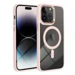 OEM Color Edge Mag phone case with MagSafe support for iPhone 14 Pro Max pink