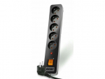 Acar Surge protector X5, 1.5m, black