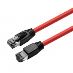 MicroConnect CAT8.1 S/FTP 5m Red LSZH Shielded Network Cable, AWG