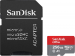 SANDISK Ultra microSDXC 256GB 150MB/s A1 + SD Adapter