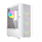 Gembird Computer Case Midi Tower Fornax 4000 ARGB White