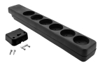 ProXtend Danish IT Power Strip 6-way  Black