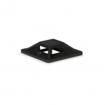 Lanview Self-adhesive Zip Tie Mounts,  25mm x 25mm, 50pcs, Black