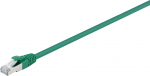 Fuj:tech CAT6A S/FTP network cable, 0.25 m, green (877789)