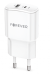 Forever TC-01-20AC Charger PD / QC / USB-C / 1USB / 20W