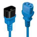Lindy 2M C14 To C13 Extension Cable, Blue