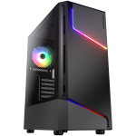 COUGAR GAMING COUGAR | MX360 RGB | PC Case | Mid Tower / Metal Front Panel with ARGB strips / 1 x ARGB Fan / Left Side TG Panel