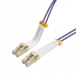 Lanview Bendable LC-LC Multimode Fiber Patch Cable Duplex 2m