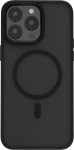 FoneKit MagSafe compatible Soft Touch case, iPhone 15 Pro Max, black/grey (932458)