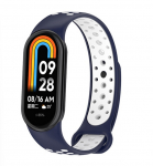 Beline strap for Mi Band 9/8, blue and white / blue and white