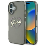 GUESS GUHCP16SHCHGSPK iPhone 16 6.1" czarny/black hardcase IML Heart