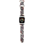 Hello Kitty Pasek HKAWMSDGPTE Apple Watch 38/40/41mm beowy/beige strap Silicone Tags Graffiti