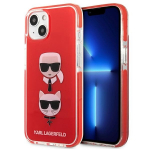 Karl Lagerfeld KLHCP13STPE2TR iPhone 13 mini 5.4" hardcase czerwony/red Karl AND Choupette Head