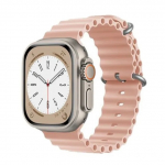 Riff "Ocean" silicone band for Apple iWatch series 38/40/41 mm, Pink Sand