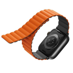 uniq Revix Strap for Apple Watch Series 1-8/SE/SE2/Ultra 42/44/45/49mm, reversible, magnetic, gray-orange