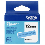 BROTHER BTAG-L33 label tape, blue on light blue