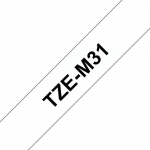 BROTHER TZE-M31 label tape, black on clear