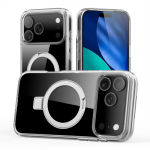 Nevox StyleShell SHOCKFlex Stand iPhone 17 Pro, transparent.