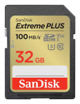 Sandisk EXTREME PLUS 32GB SDHC MEMORY  CARD 2-PACK 100MB/S 60MB/S