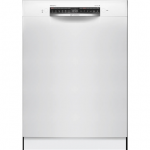 Bosch Dishwasher | SMU4HMW02S | Built-in | Width 60 cm | Number of place settings 14 | Number of programs 6 | Energy efficiency class D | Display | AquaStop function | White