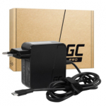 GREEN CELL USB-C Charger 65W 5V-3A, 9V-3A, 12V-3A, 15V-3A, 20V-3.25A