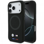 BMW Silicone Case with MagSafe Logo for iPhone 17 Pro in Black