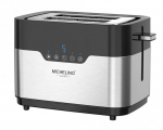 Michelino Toaster with digital LED display 74461 silver/black
