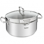 TEFAL Duetto Plus Steel Pot with Draining Lid, 18cm